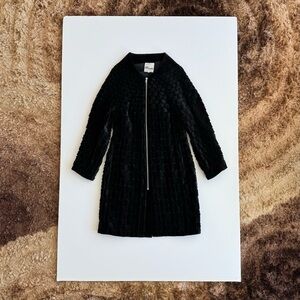 Noir Kei Ninomiya Black Textured Coat